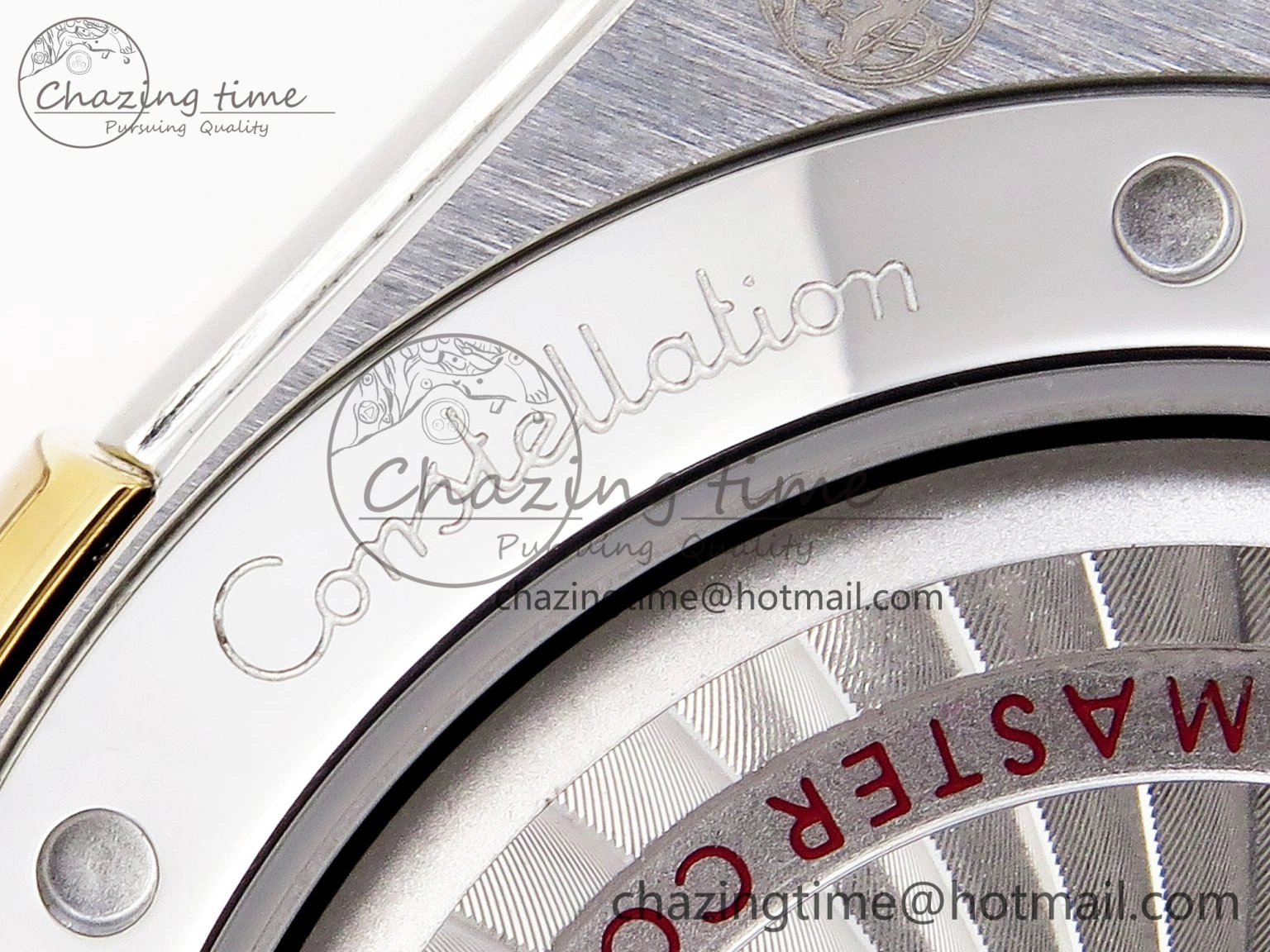 Constellation 39mm SS YG ASWF 1:1 Best Edition YG Diamonds Dial on SS YG Bracelet A8800