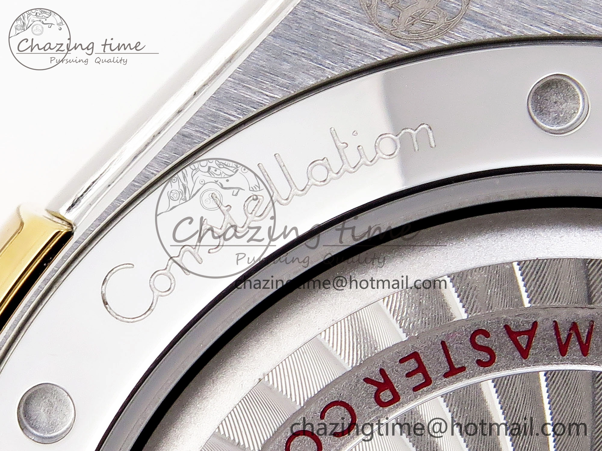 Constellation 39mm SS YG ASWF 1:1 Best Edition YG Diamonds Dial on SS YG Bracelet A8800