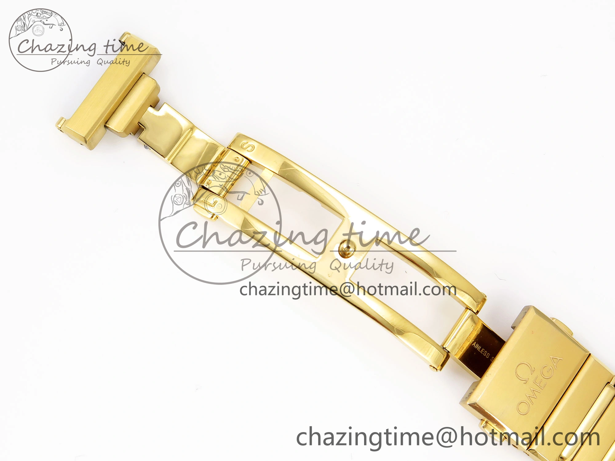 Constellation 39mm YG ASWF 1:1 Best Edition White Dial on YG Bracelet A8801