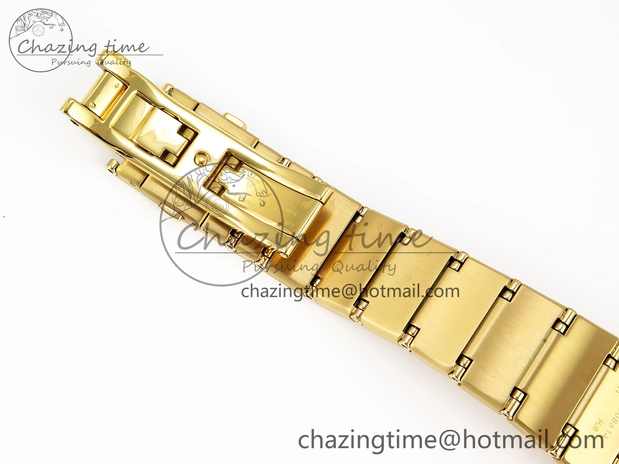 Constellation 39mm YG Diamonds Bezel ASWF 1:1 Best Edition White Diamonds Dial on YG Bracelet A8801