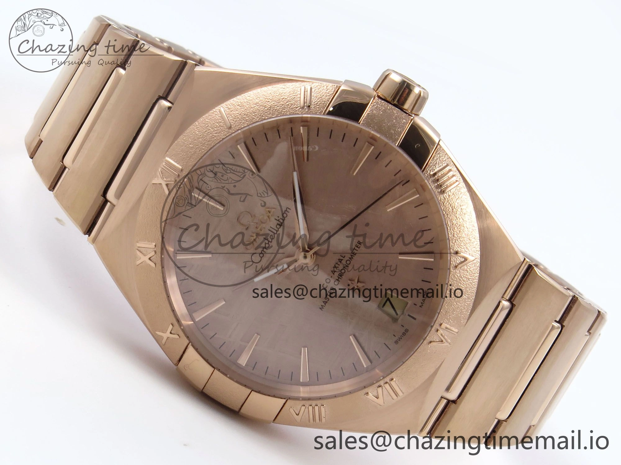 Constellation 41mm RG ASWF 1:1 Best Edition RG Dial on RG Bracelet A8900