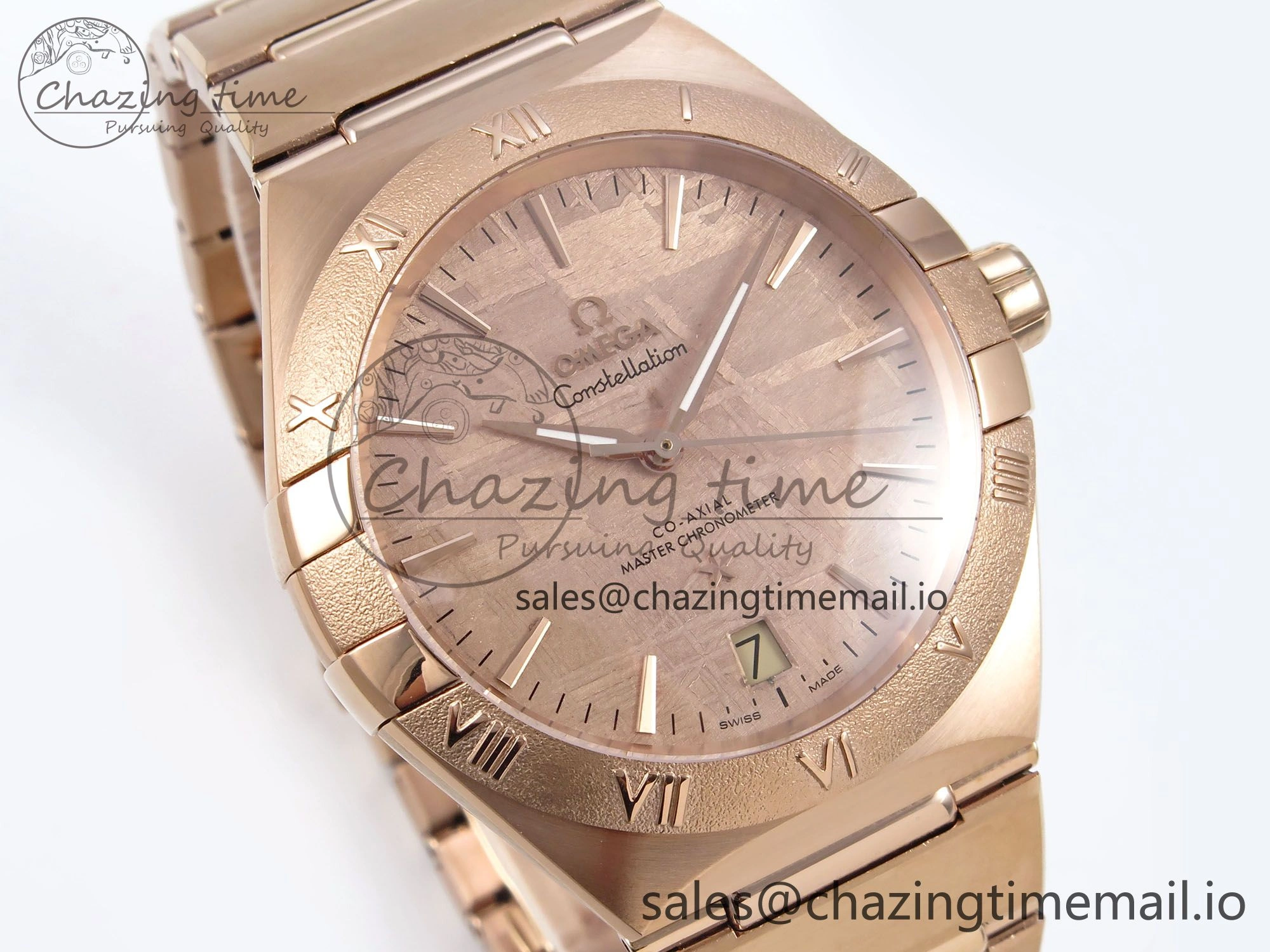 Constellation 41mm RG ASWF 1:1 Best Edition RG Dial on RG Bracelet A8900