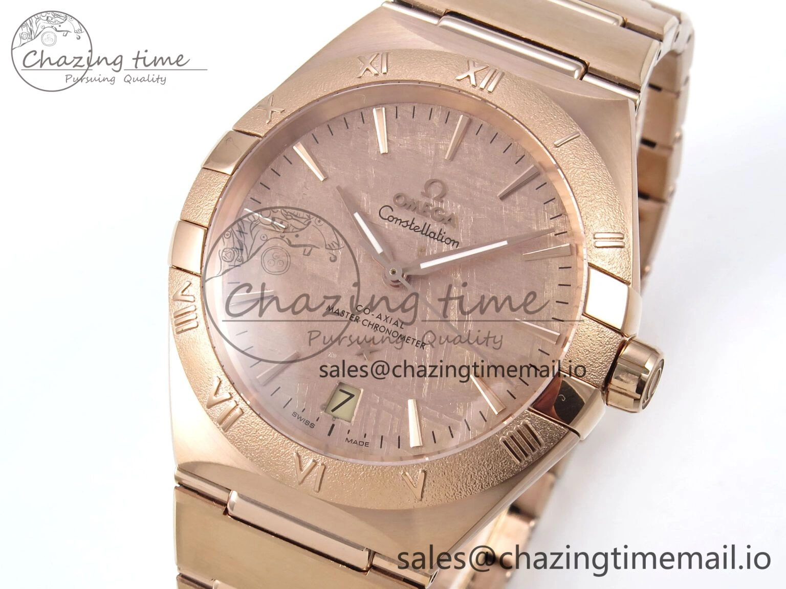 Constellation 41mm RG ASWF 1:1 Best Edition RG Dial on RG Bracelet A8900