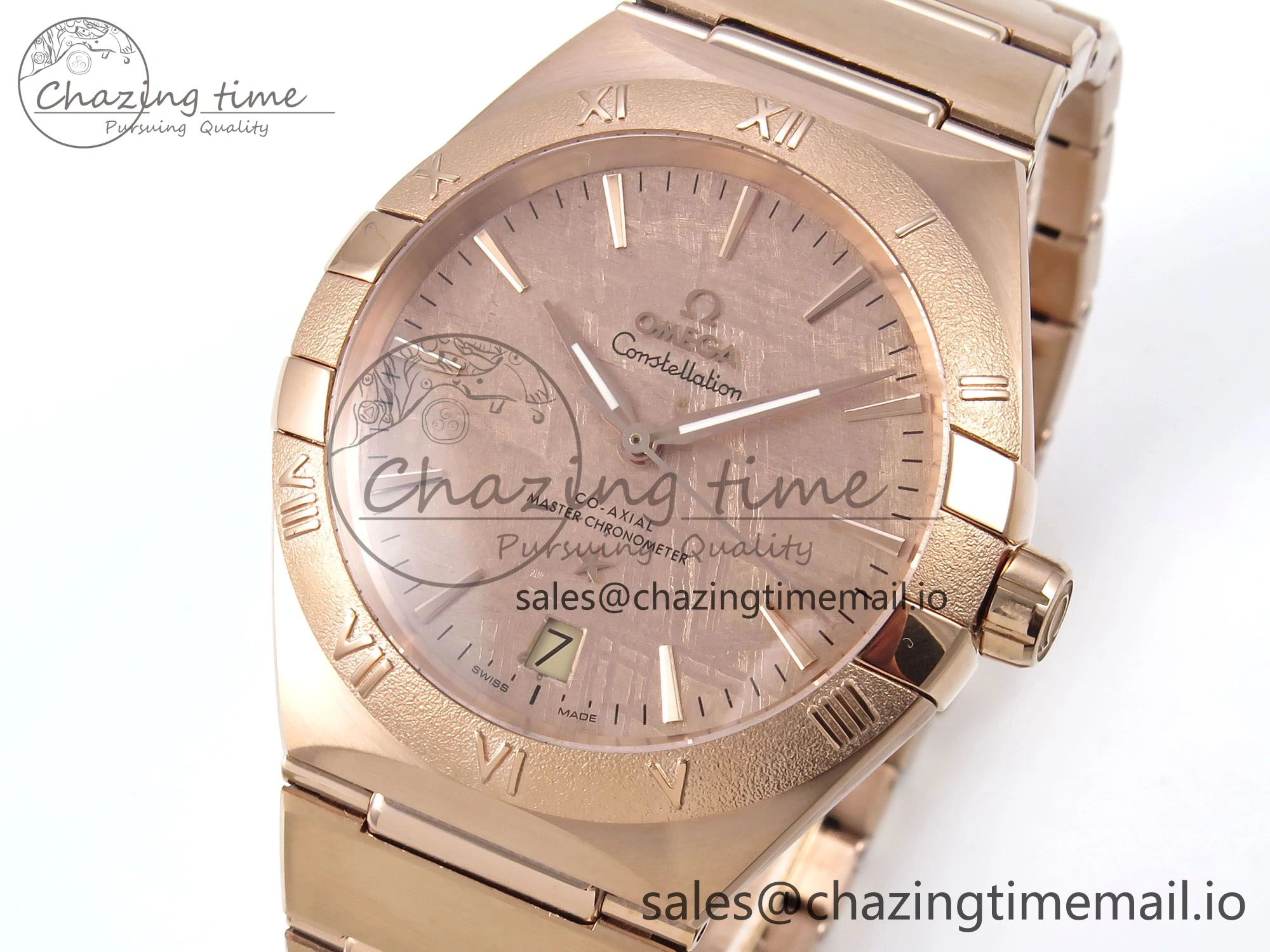 Constellation 41mm RG ASWF 1:1 Best Edition RG Dial on RG Bracelet A8900
