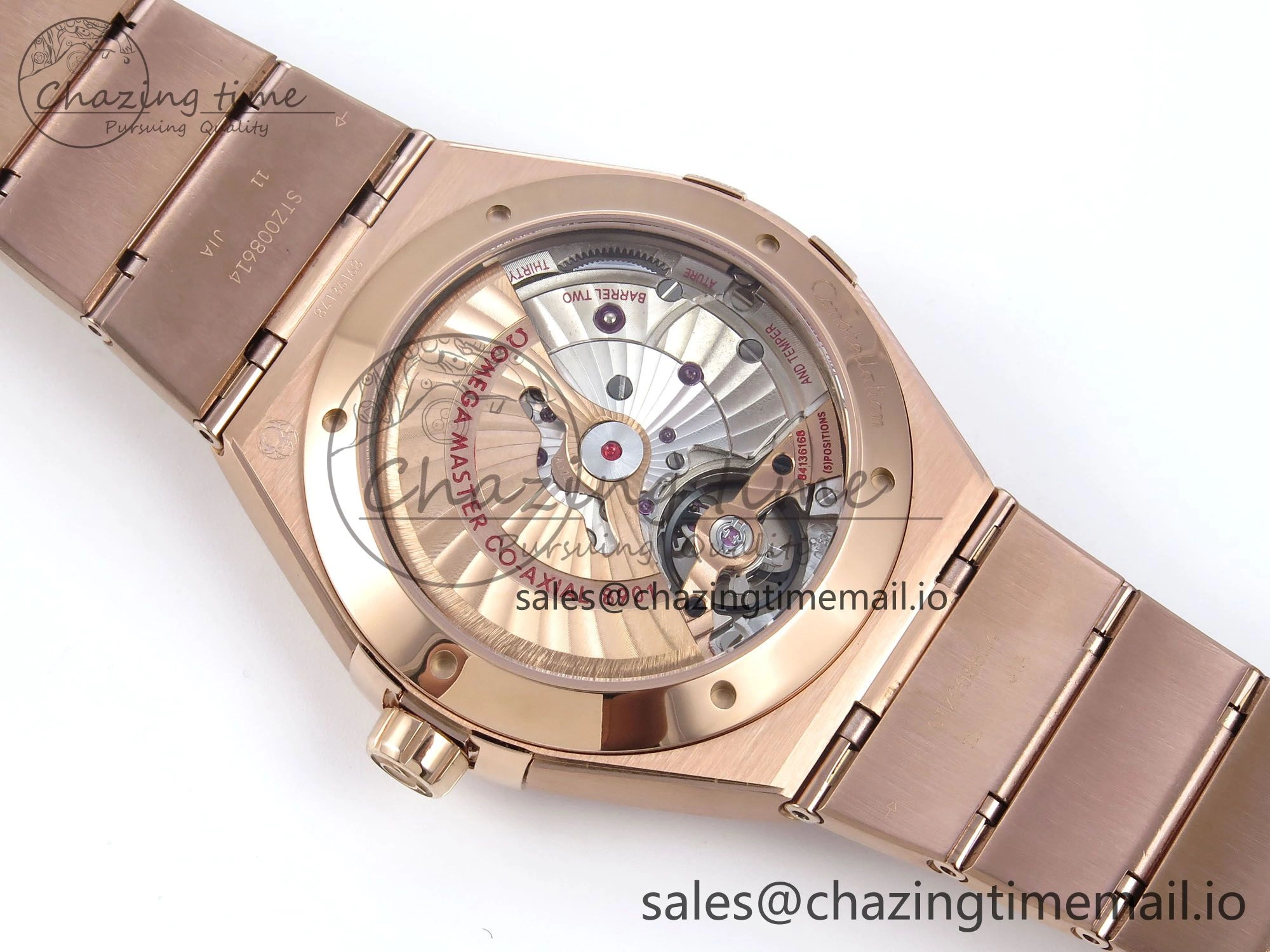 Constellation 41mm RG ASWF 1:1 Best Edition RG Dial on RG Bracelet A8900