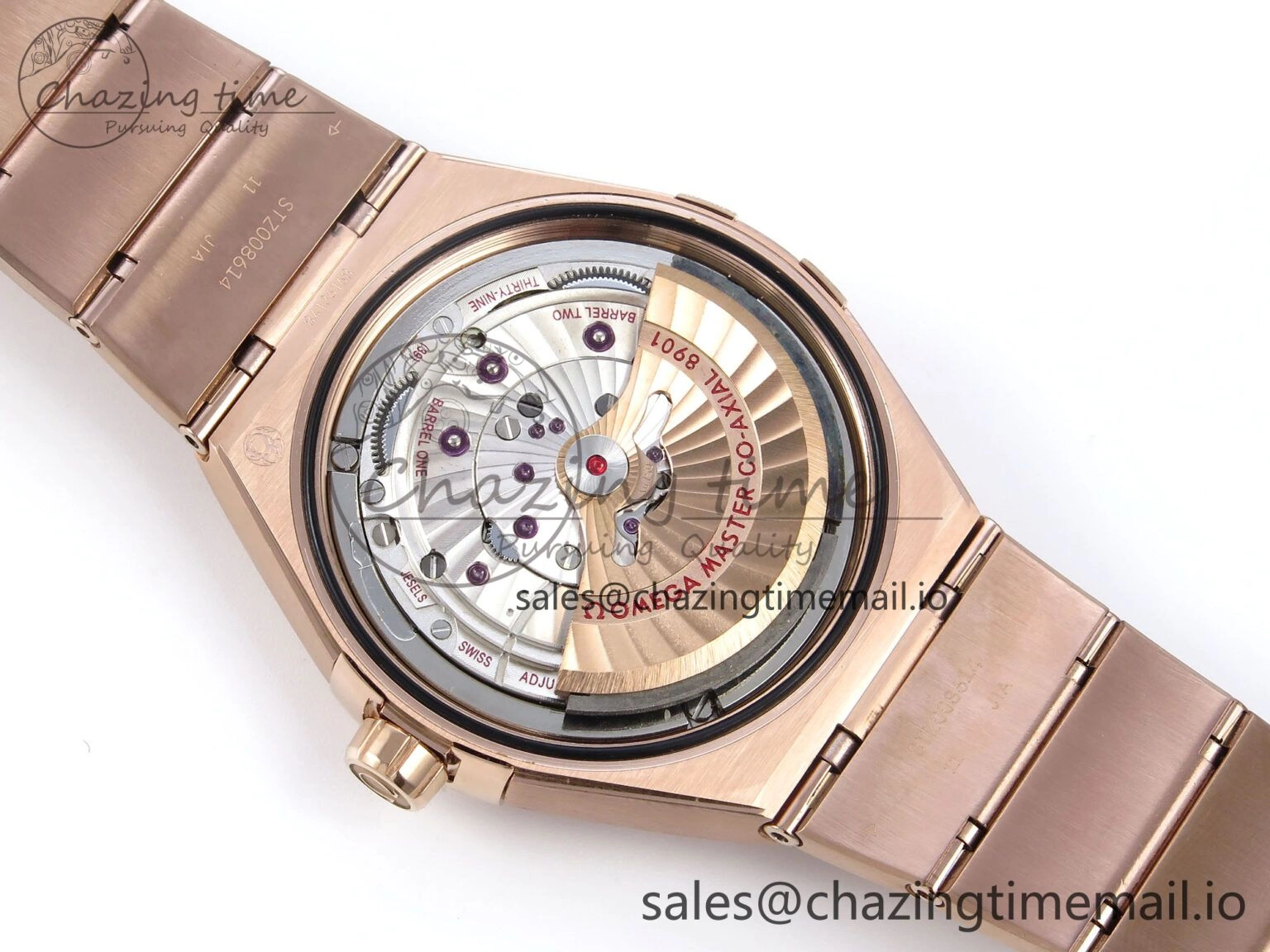 Constellation 41mm RG ASWF 1:1 Best Edition RG Dial on RG Bracelet A8900