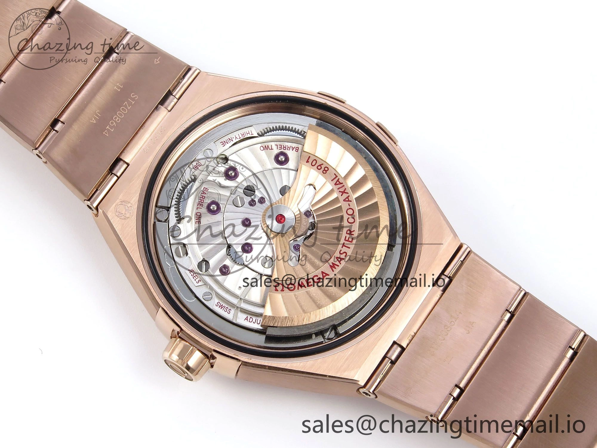 Constellation 41mm RG ASWF 1:1 Best Edition RG Dial on RG Bracelet A8900