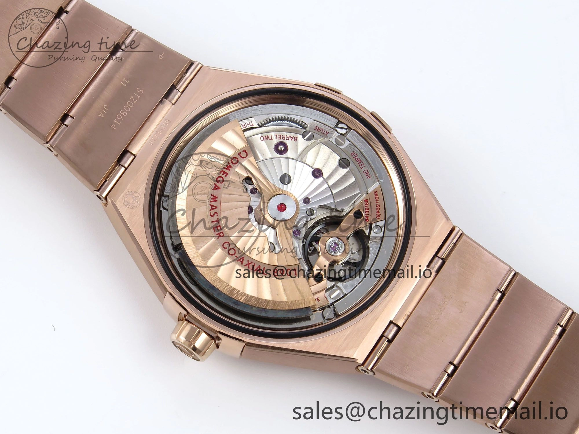 Constellation 41mm RG ASWF 1:1 Best Edition RG Dial on RG Bracelet A8900