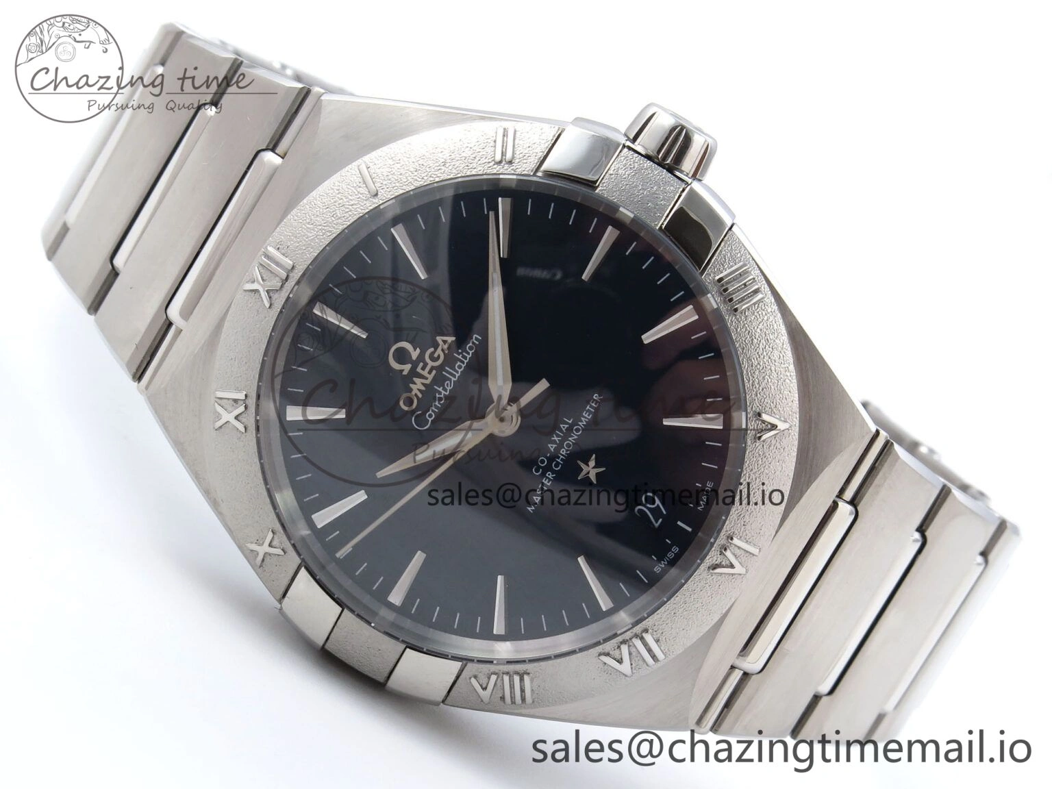 Constellation 41mm SS ASWF 1:1 Best Edition Blue Dial on SS Bracelet A8900