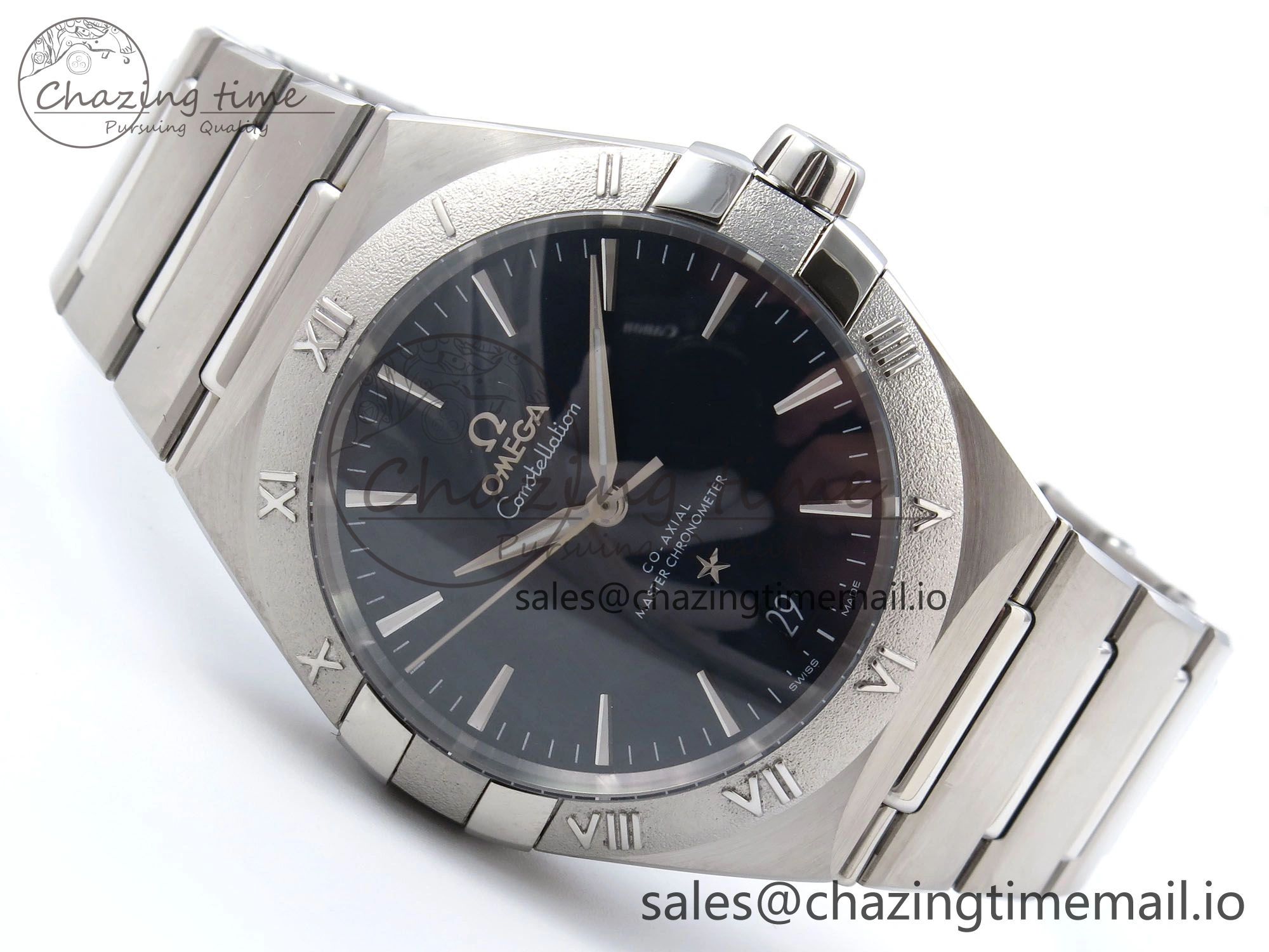 Constellation 41mm SS ASWF 1:1 Best Edition Blue Dial on SS Bracelet A8900
