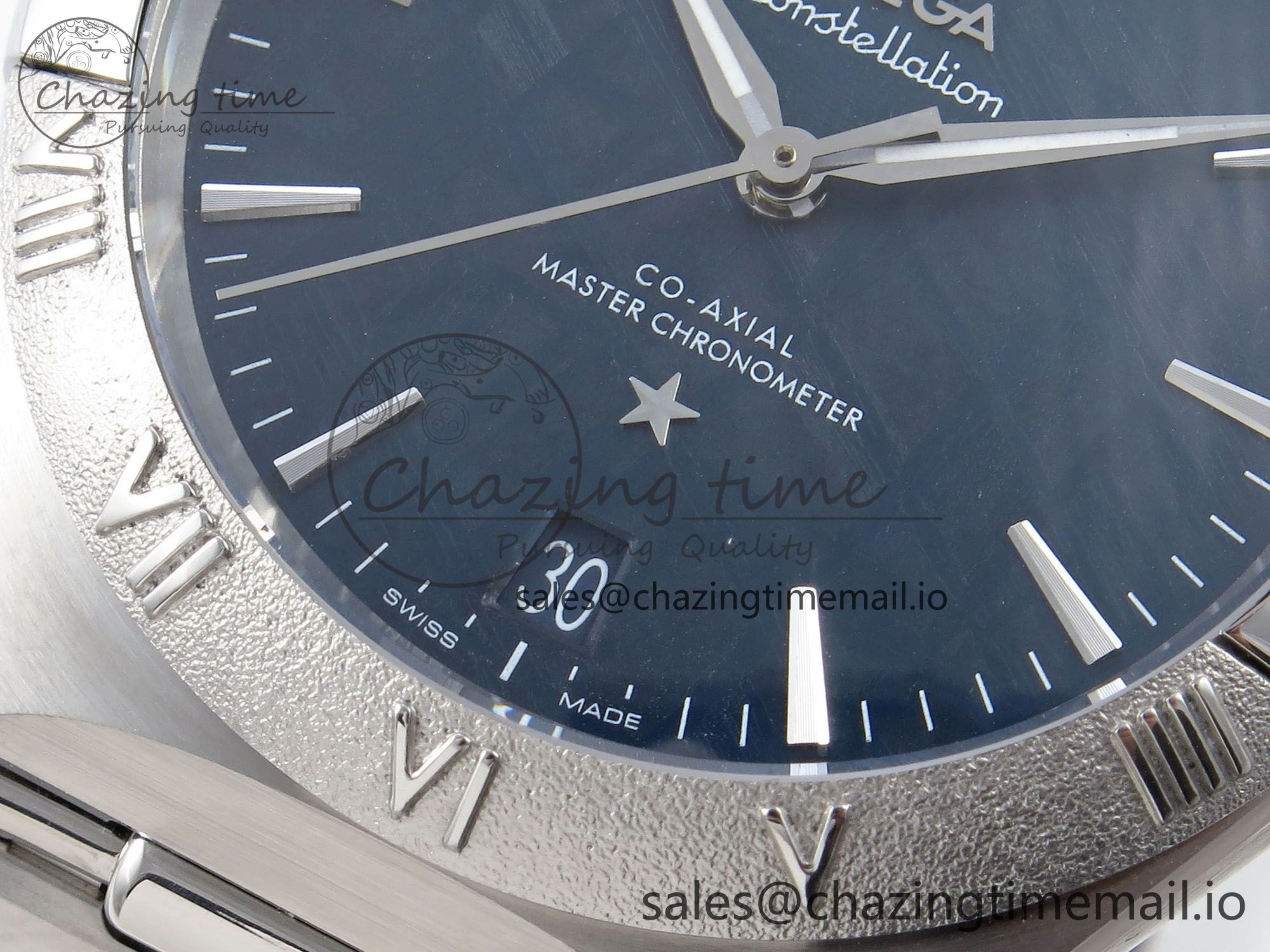 Constellation 41mm SS ASWF 1:1 Best Edition Blue Dial on SS Bracelet A8900