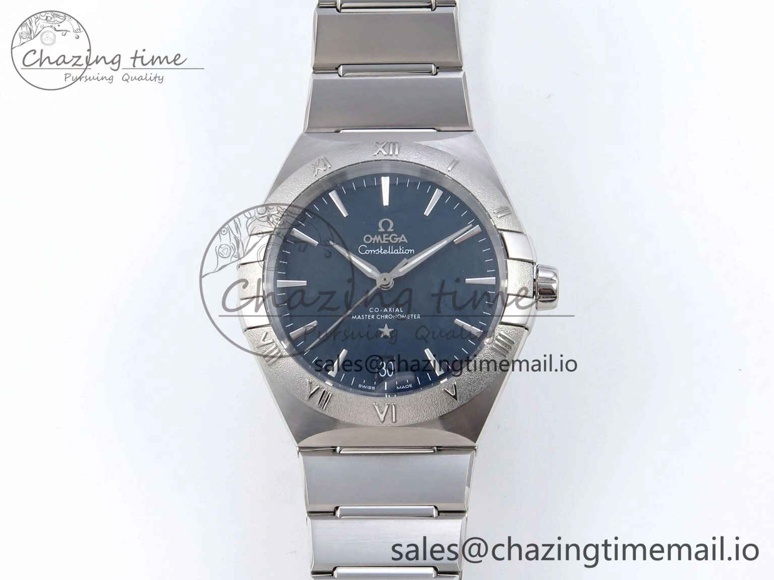 Constellation 41mm SS ASWF 1:1 Best Edition Blue Dial on SS Bracelet A8900