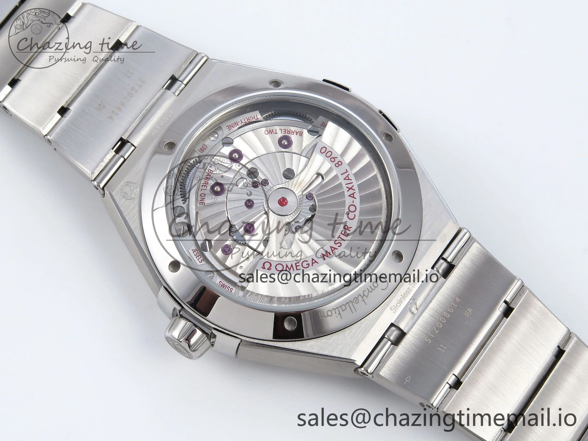 Constellation 41mm SS ASWF 1:1 Best Edition Blue Dial on SS Bracelet A8900