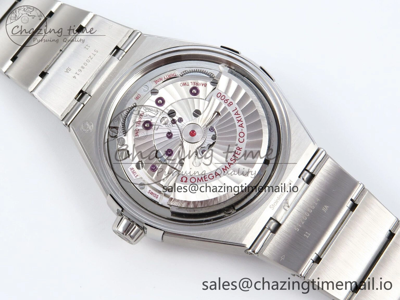 Constellation 41mm SS ASWF 1:1 Best Edition Blue Dial on SS Bracelet A8900