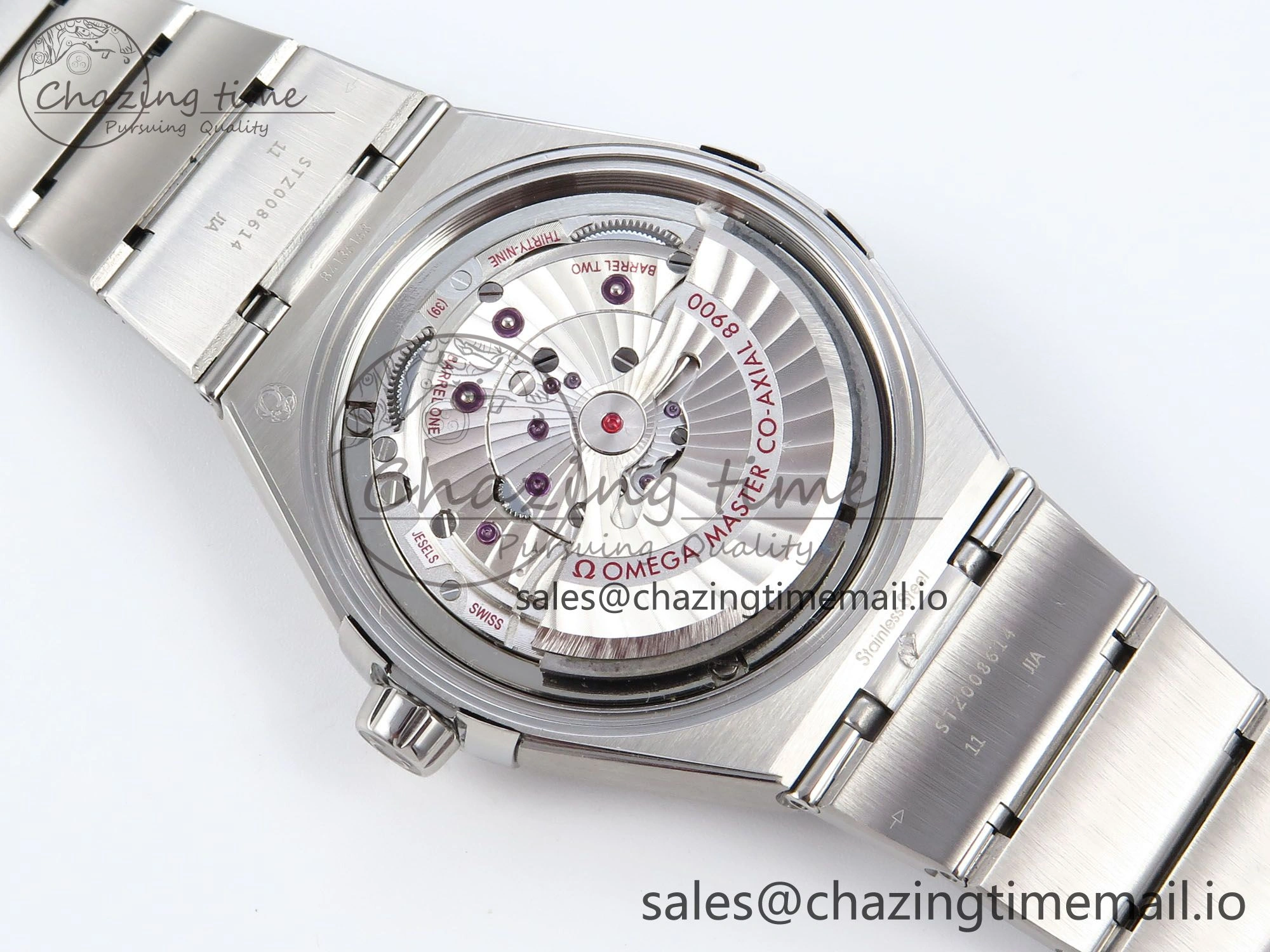 Constellation 41mm SS ASWF 1:1 Best Edition Blue Dial on SS Bracelet A8900