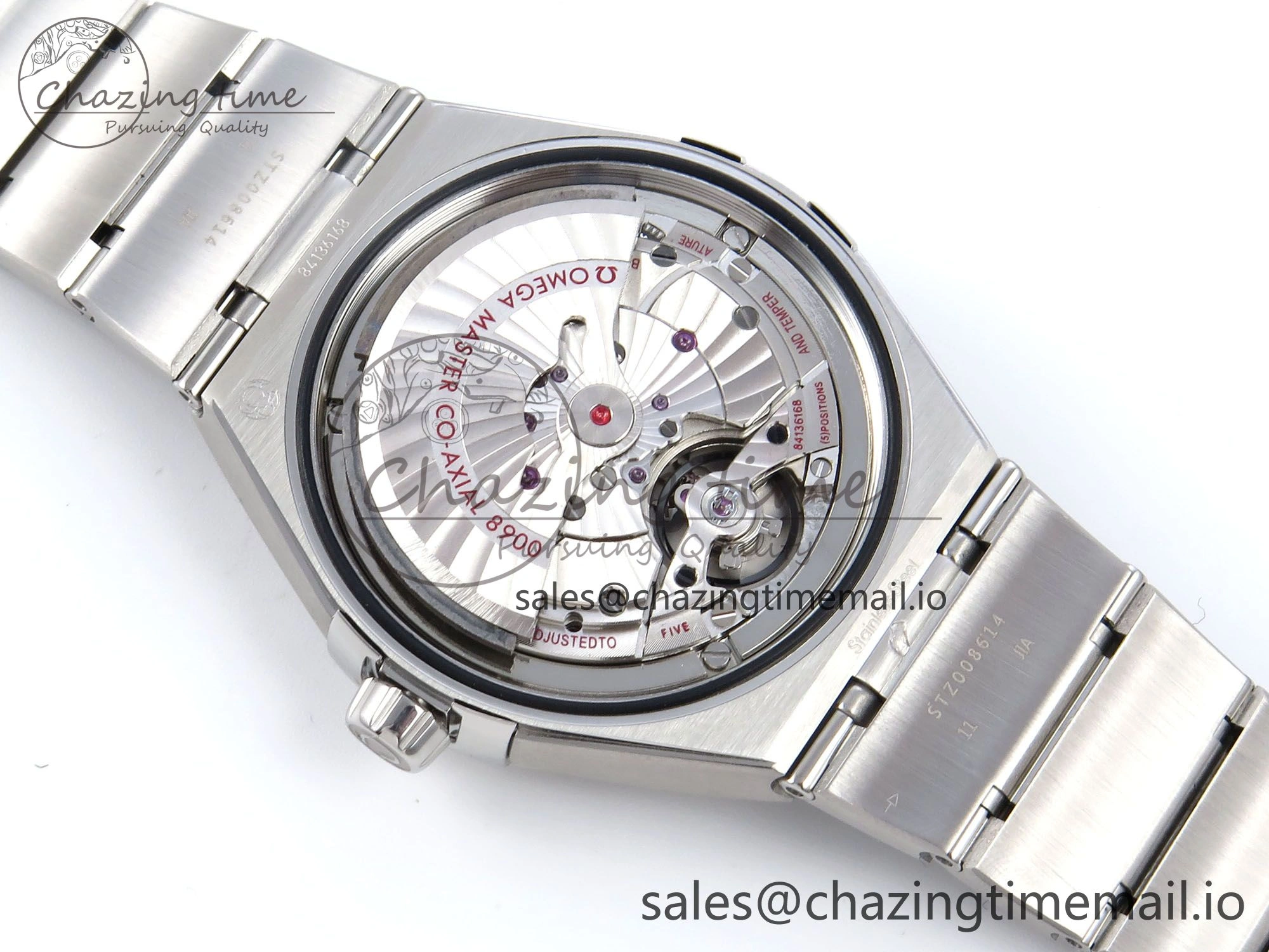 Constellation 41mm SS ASWF 1:1 Best Edition Blue Dial on SS Bracelet A8900
