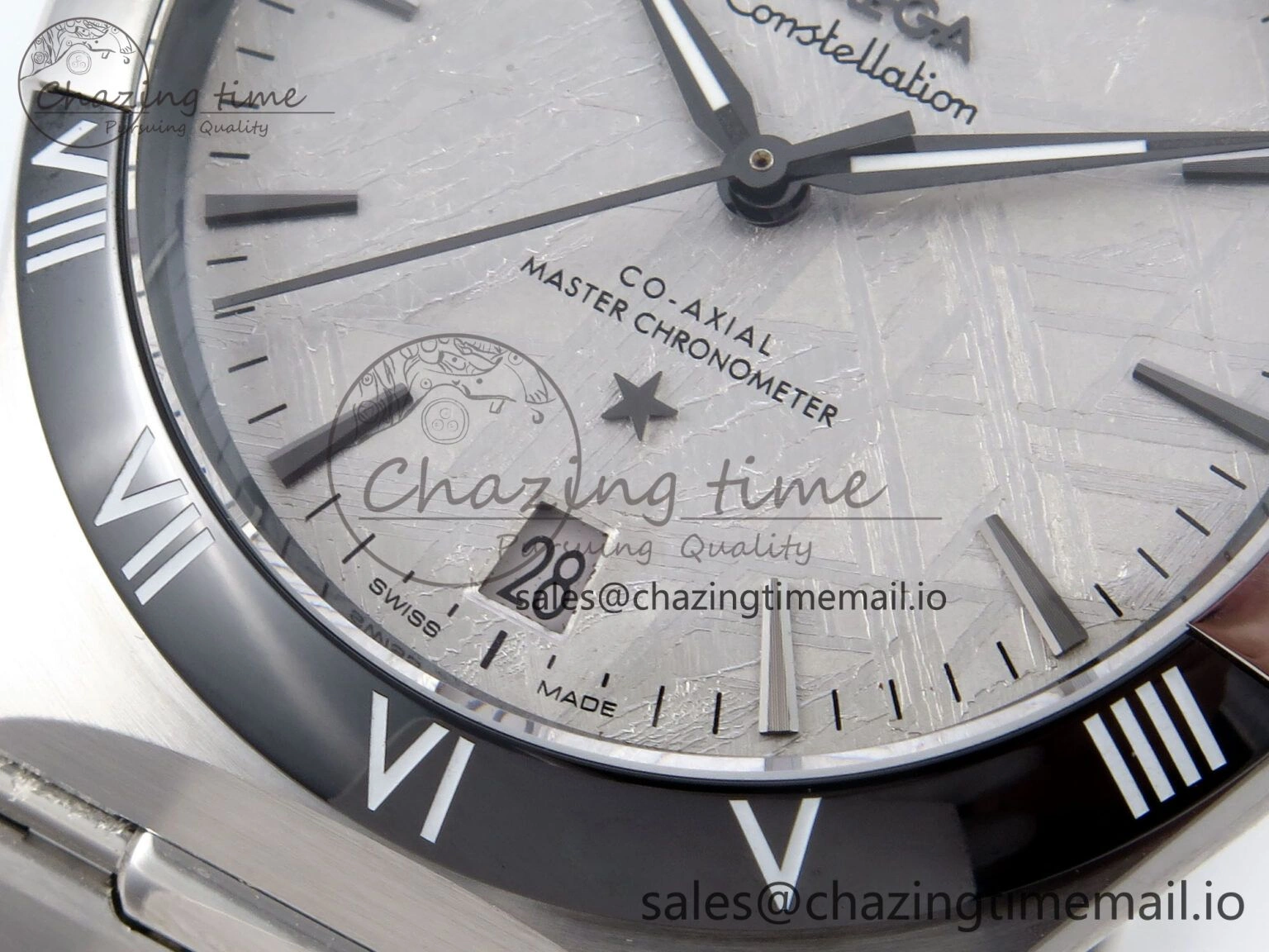 Constellation 41mm SS ASWF 1:1 Best Edition Gray Dial on SS Bracelet A8900