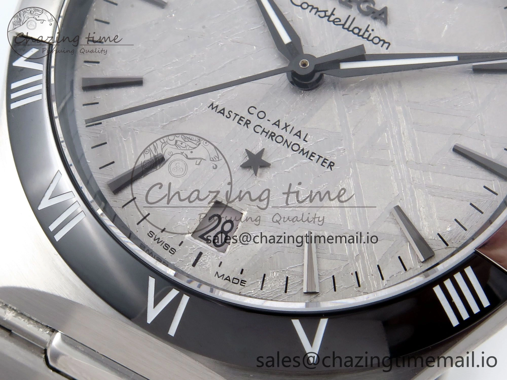 Constellation 41mm SS ASWF 1:1 Best Edition Gray Dial on SS Bracelet A8900