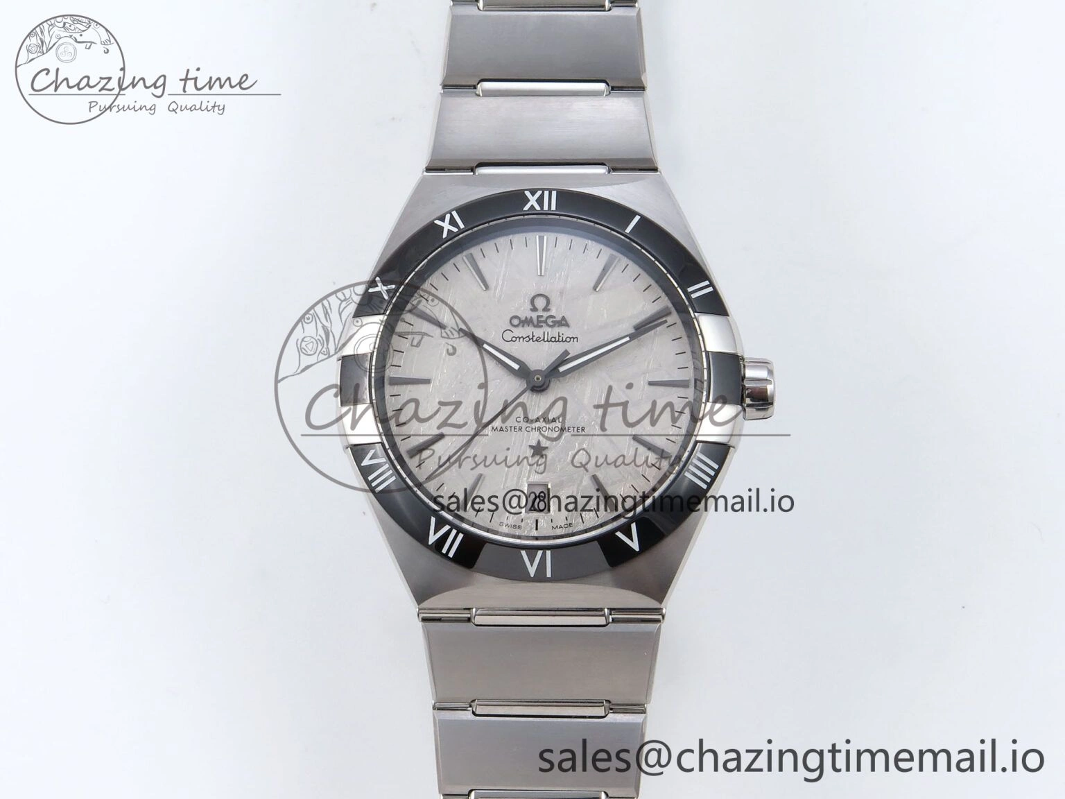 Constellation 41mm SS ASWF 1:1 Best Edition Gray Dial on SS Bracelet A8900