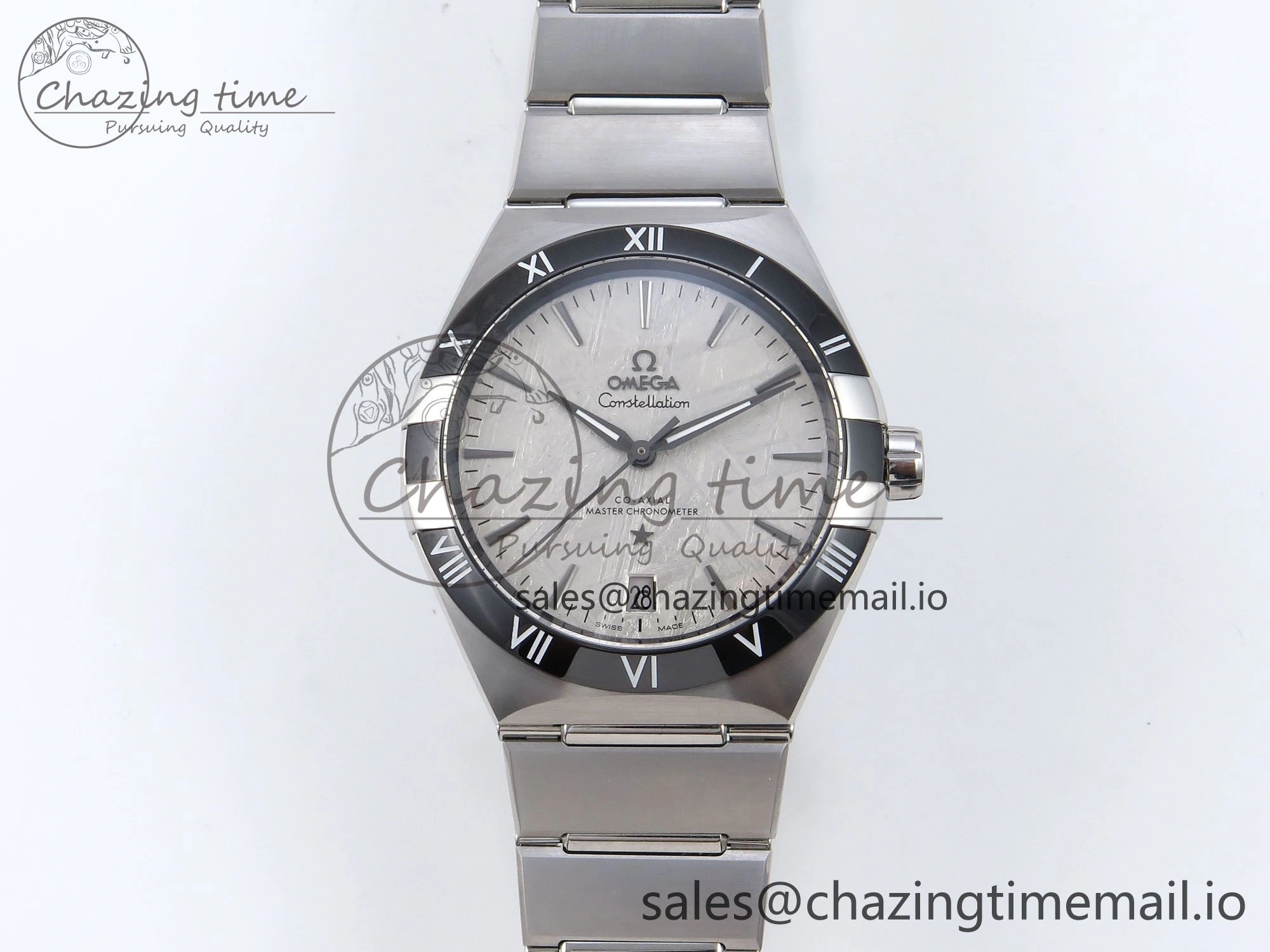 Constellation 41mm SS ASWF 1:1 Best Edition Gray Dial on SS Bracelet A8900