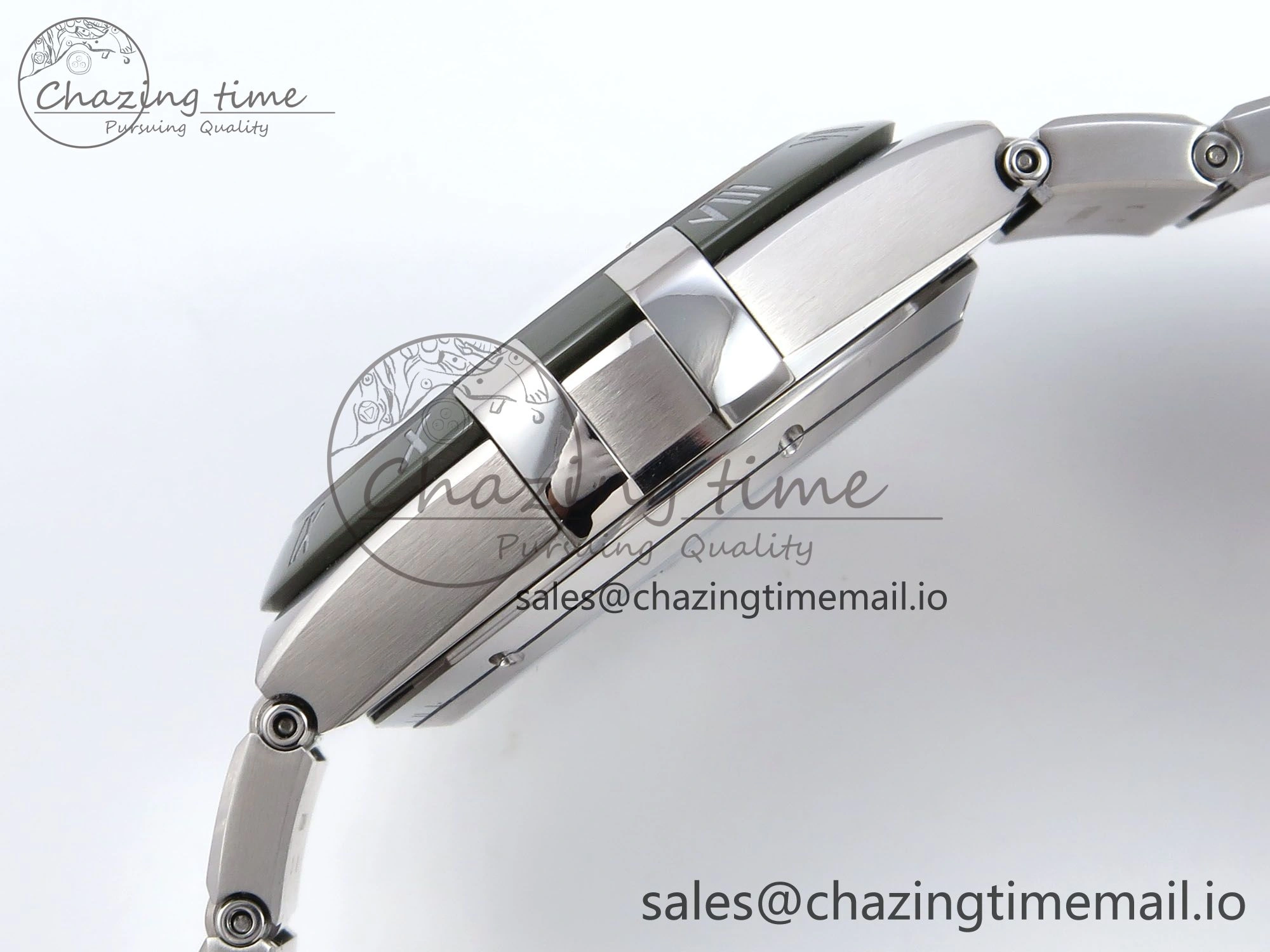 Constellation 41mm SS ASWF 1:1 Best Edition Green Dial on SS Bracelet A8900
