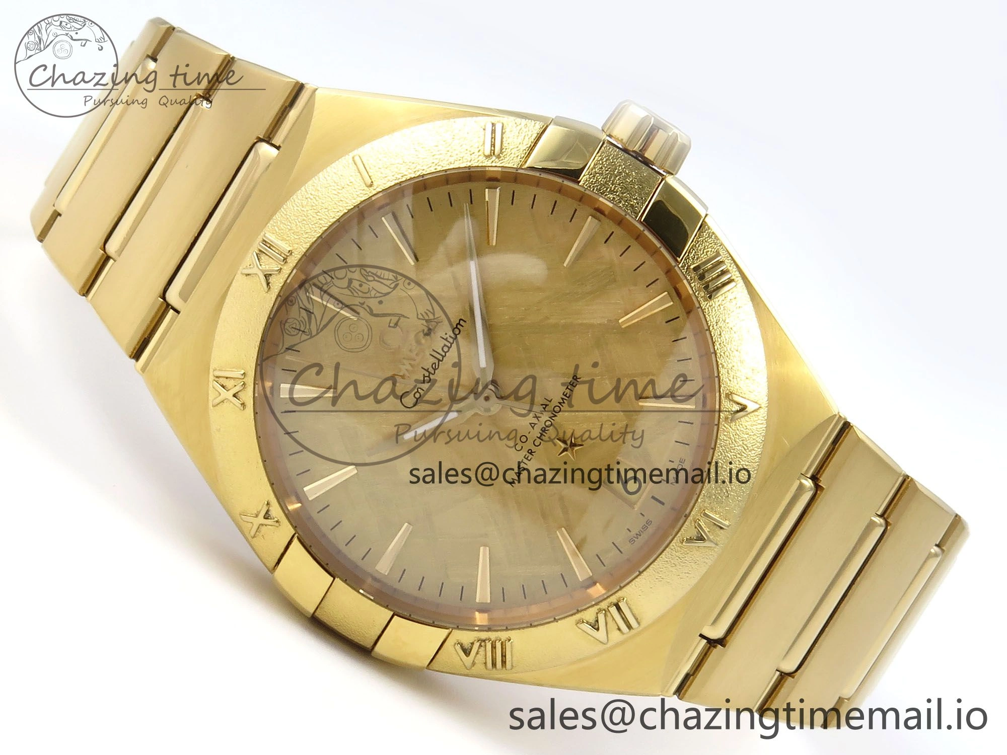 Constellation 41mm YG ASWF 1:1 Best Edition YG Dial on YG Bracelet A8900