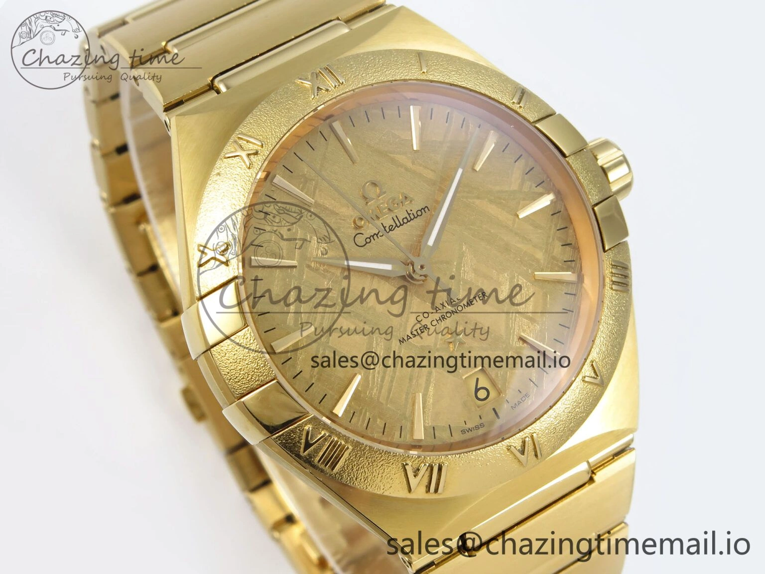 Constellation 41mm YG ASWF 1:1 Best Edition YG Dial on YG Bracelet A8900