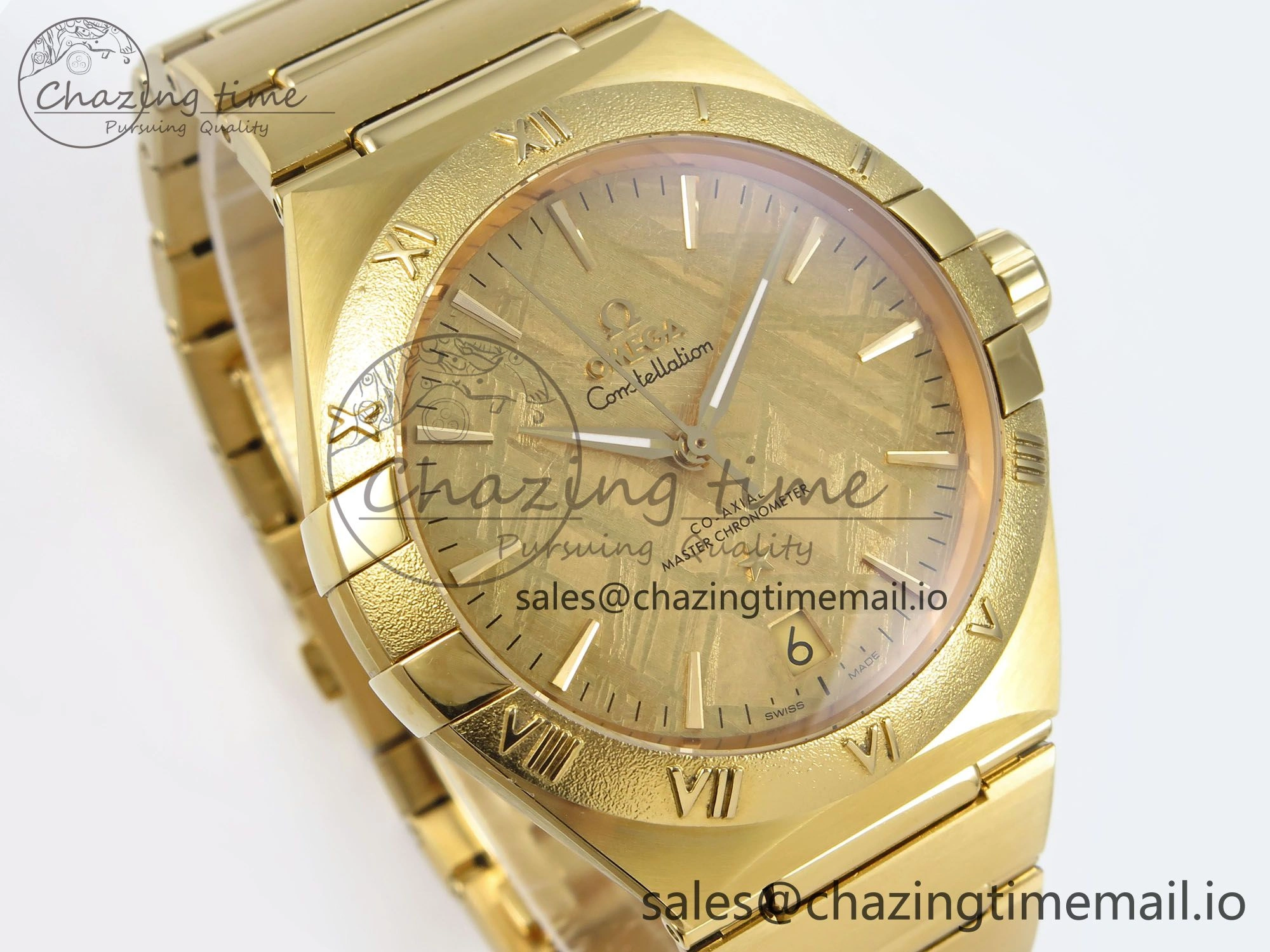 Constellation 41mm YG ASWF 1:1 Best Edition YG Dial on YG Bracelet A8900