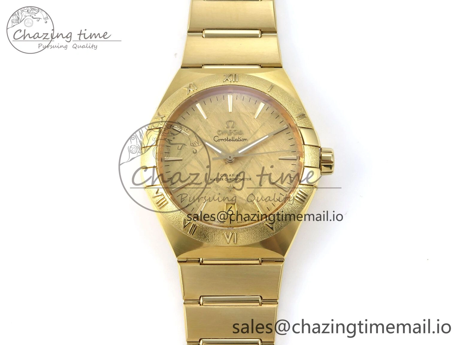 Constellation 41mm YG ASWF 1:1 Best Edition YG Dial on YG Bracelet A8900