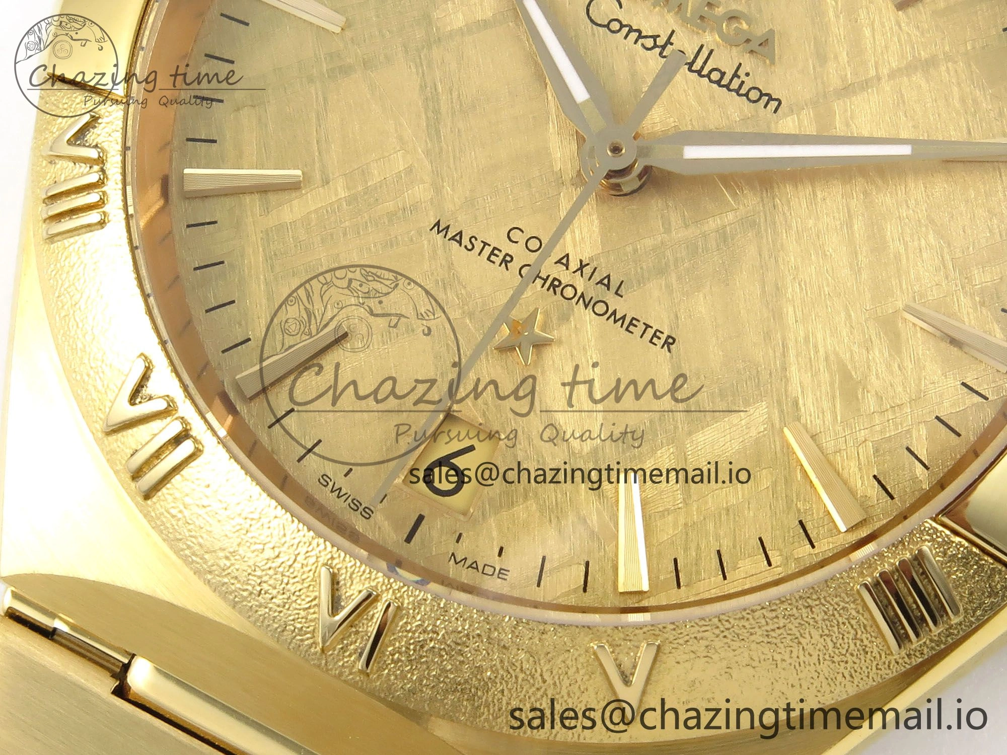 Constellation 41mm YG ASWF 1:1 Best Edition YG Dial on YG Bracelet A8900