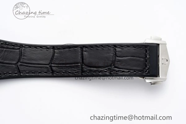 Constellation Black Ceramic SS SBF 1:1 Best Edition Black Dial on Black Gummy Strap A8900 Super Clone