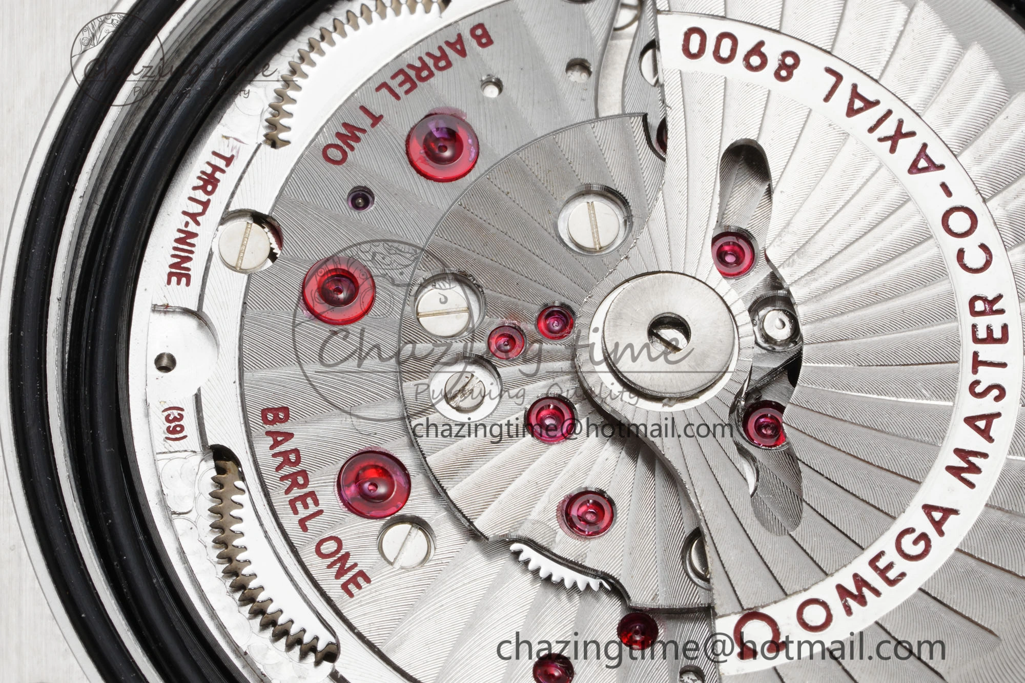 Constellation Black Ceramic SS RG 8F 1:1 Best Edition White Textured Dial on Black Gummy Strap A8900