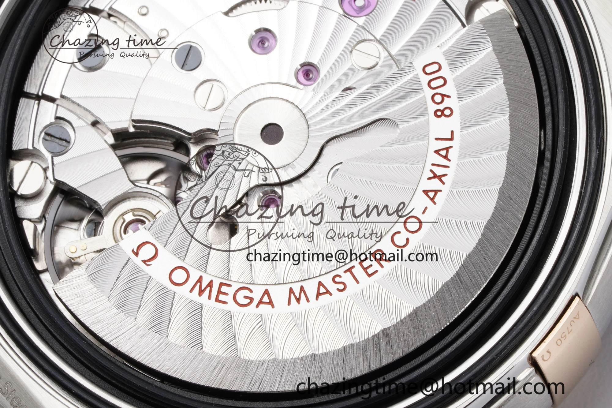 Constellation Black Ceramic SS RG SBF 1:1 Best Edition White Dial on Black Gummy Strap A8900 Super Clone