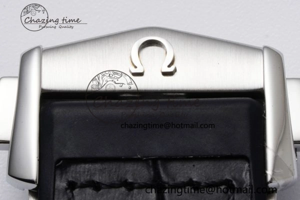 Constellation Black Ceramic SS RG SBF 1:1 Best Edition White Dial on Black Gummy Strap A8900 Super Clone