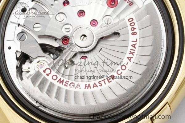 Constellation Black Ceramic YG 8F 1:1 Best Edition Black Dial on Black Gummy Strap A8900
