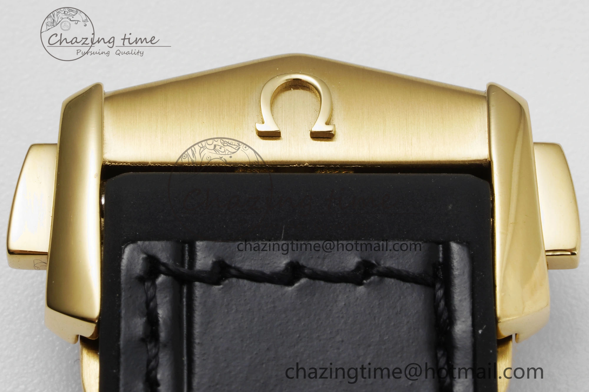 Constellation Black Ceramic YG 8F 1:1 Best Edition Black Dial on Black Gummy Strap A8900