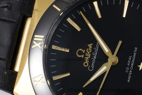 Constellation Black Ceramic YG VSF 1:1 Best Edition Black Dial on Black Gummy Strap A8900 Super Clone