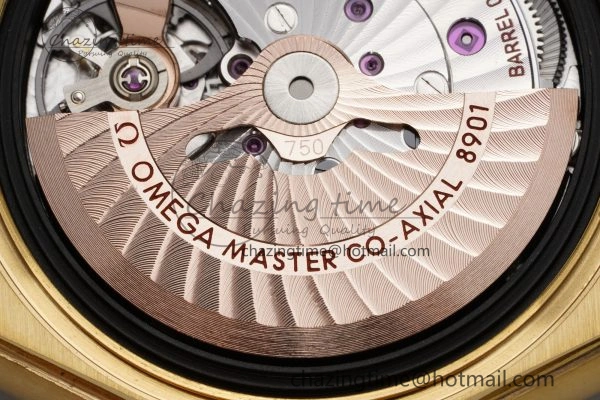 Constellation Black Ceramic YG VSF 1:1 Best Edition Black Dial on Black Gummy Strap A8900 Super Clone