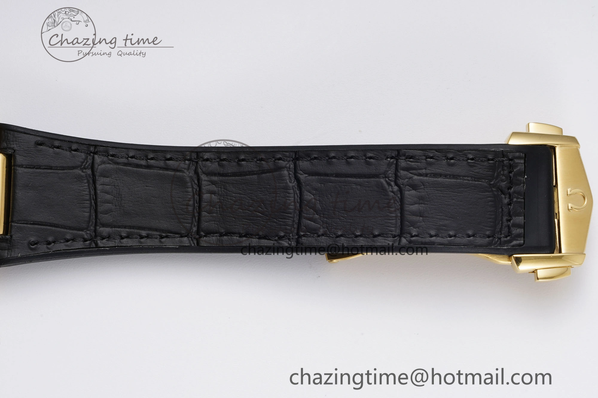 Constellation Black Ceramic YG VSF 1:1 Best Edition Black Dial on Black Gummy Strap A8900 Super Clone