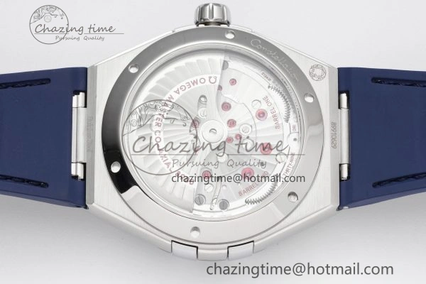 Constellation Blue Ceramic SS 8F 1:1 Best Edition Blue Dial on Blue Gummy Strap A8900