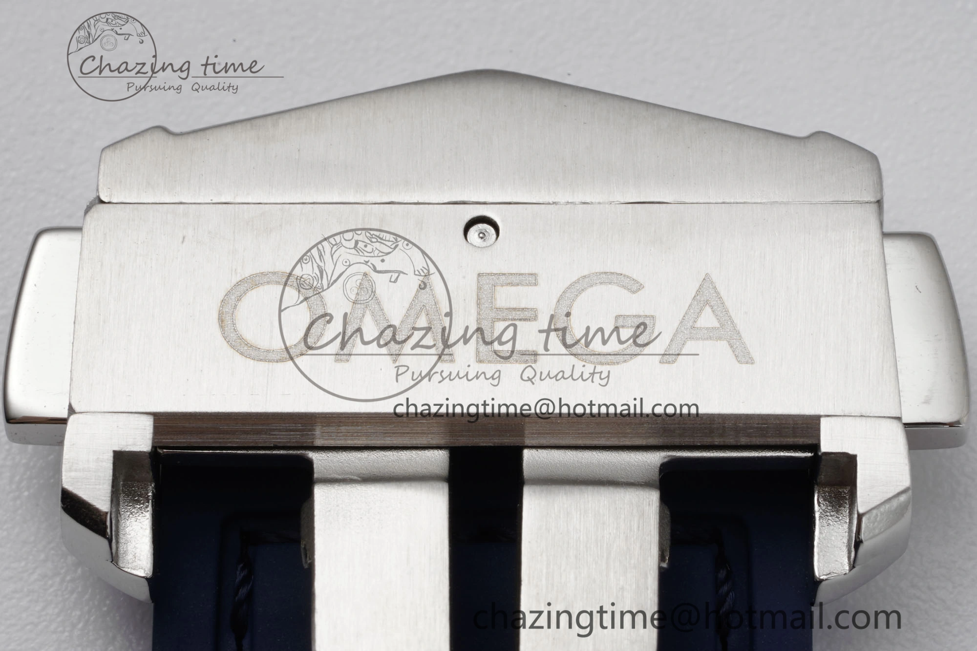 Constellation Blue Ceramic SS 8F 1:1 Best Edition Blue Dial on Blue Gummy Strap A8900