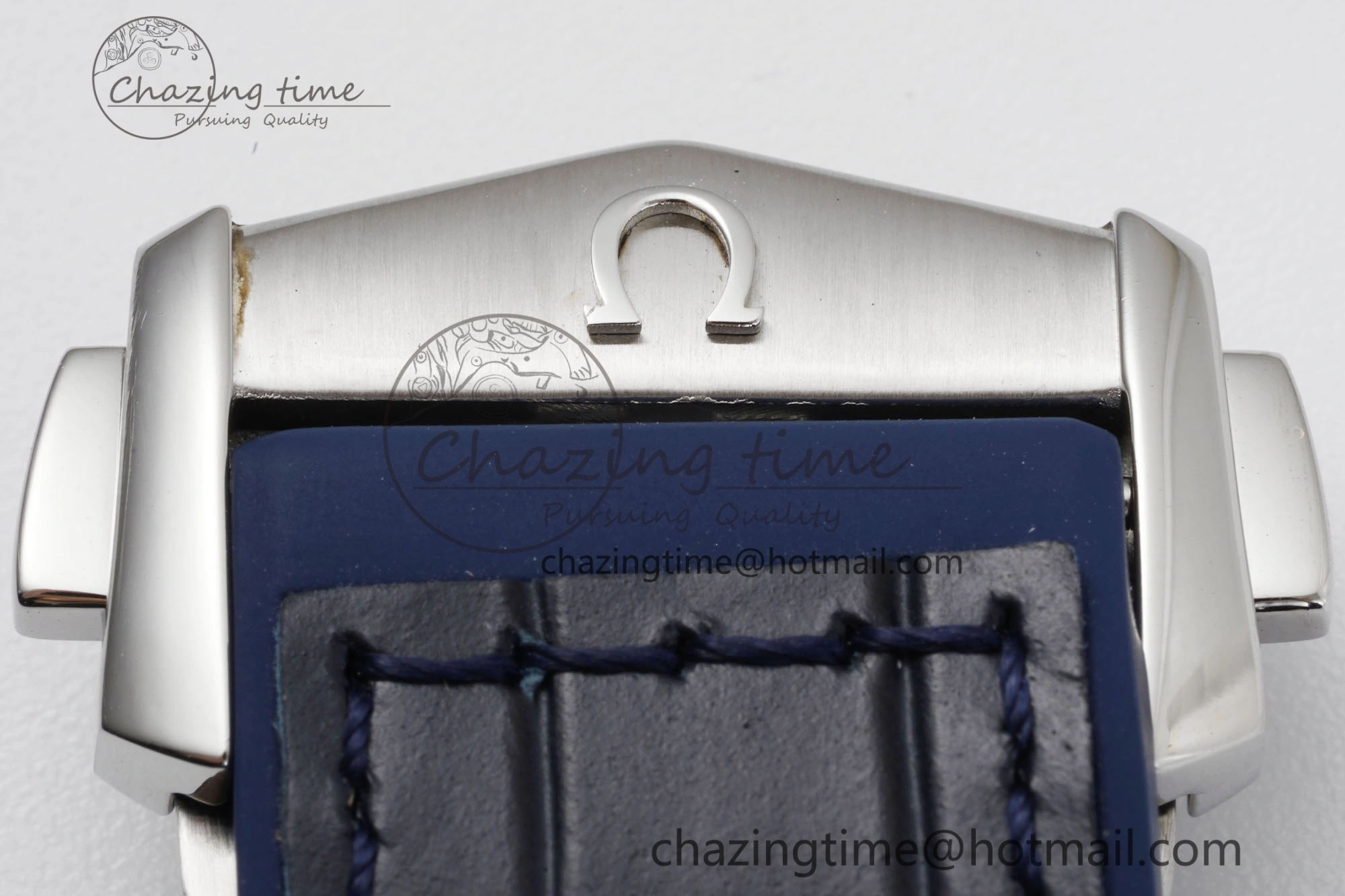 Constellation Blue Ceramic SS 8F 1:1 Best Edition Blue Dial on Blue Gummy Strap A8900