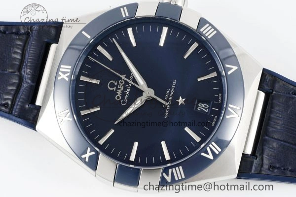 Constellation Blue Ceramic SS VSF 1:1 Best Edition Blue Dial on Blue Gummy Strap A8900 Super Clone