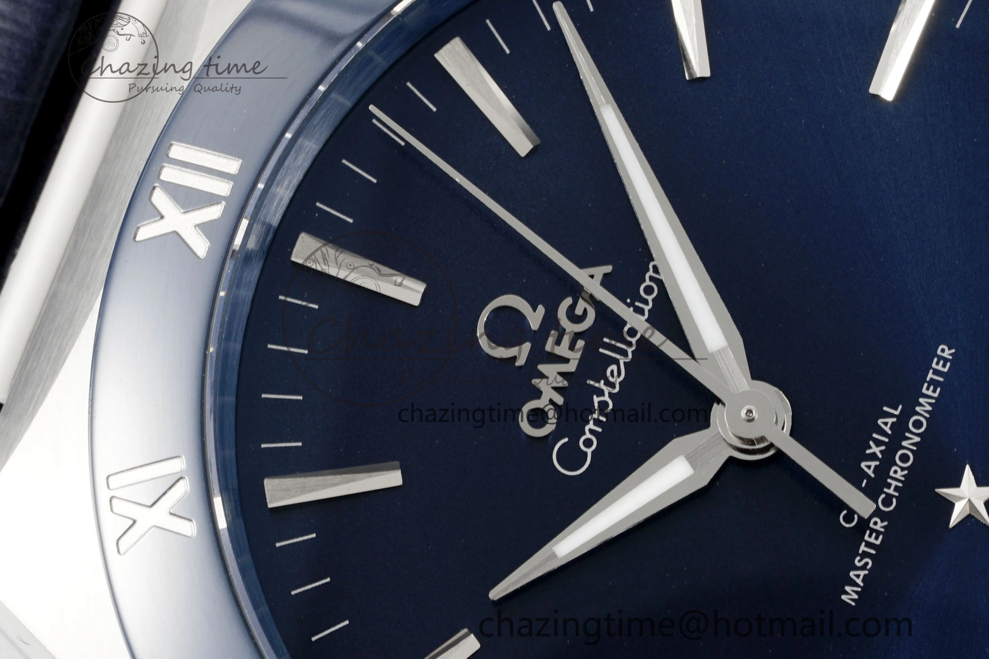 Constellation Blue Ceramic SS VSF 1:1 Best Edition Blue Dial on Blue Gummy Strap A8900 Super Clone