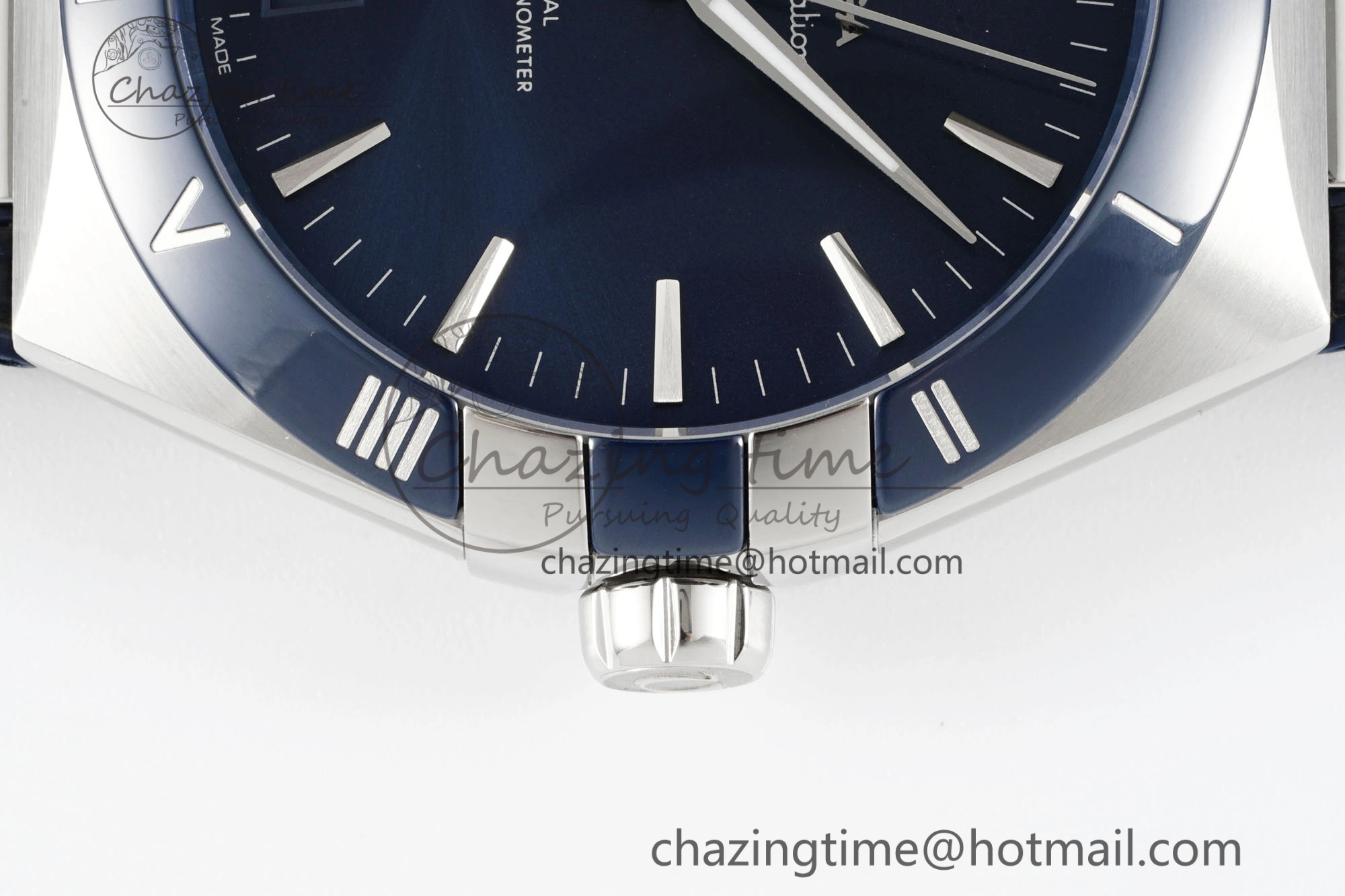 Constellation Blue Ceramic SS VSF 1:1 Best Edition Blue Dial on Blue Gummy Strap A8900 Super Clone