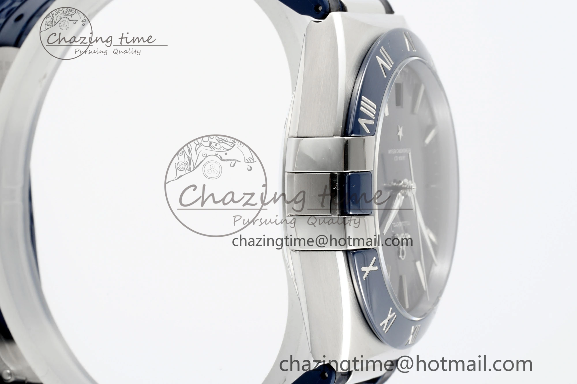 Constellation Blue Ceramic SS VSF 1:1 Best Edition Blue Dial on Blue Gummy Strap A8900 Super Clone