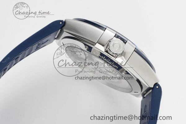 Constellation Blue Ceramic SS VSF 1:1 Best Edition Blue Dial on Blue Gummy Strap A8900 Super Clone
