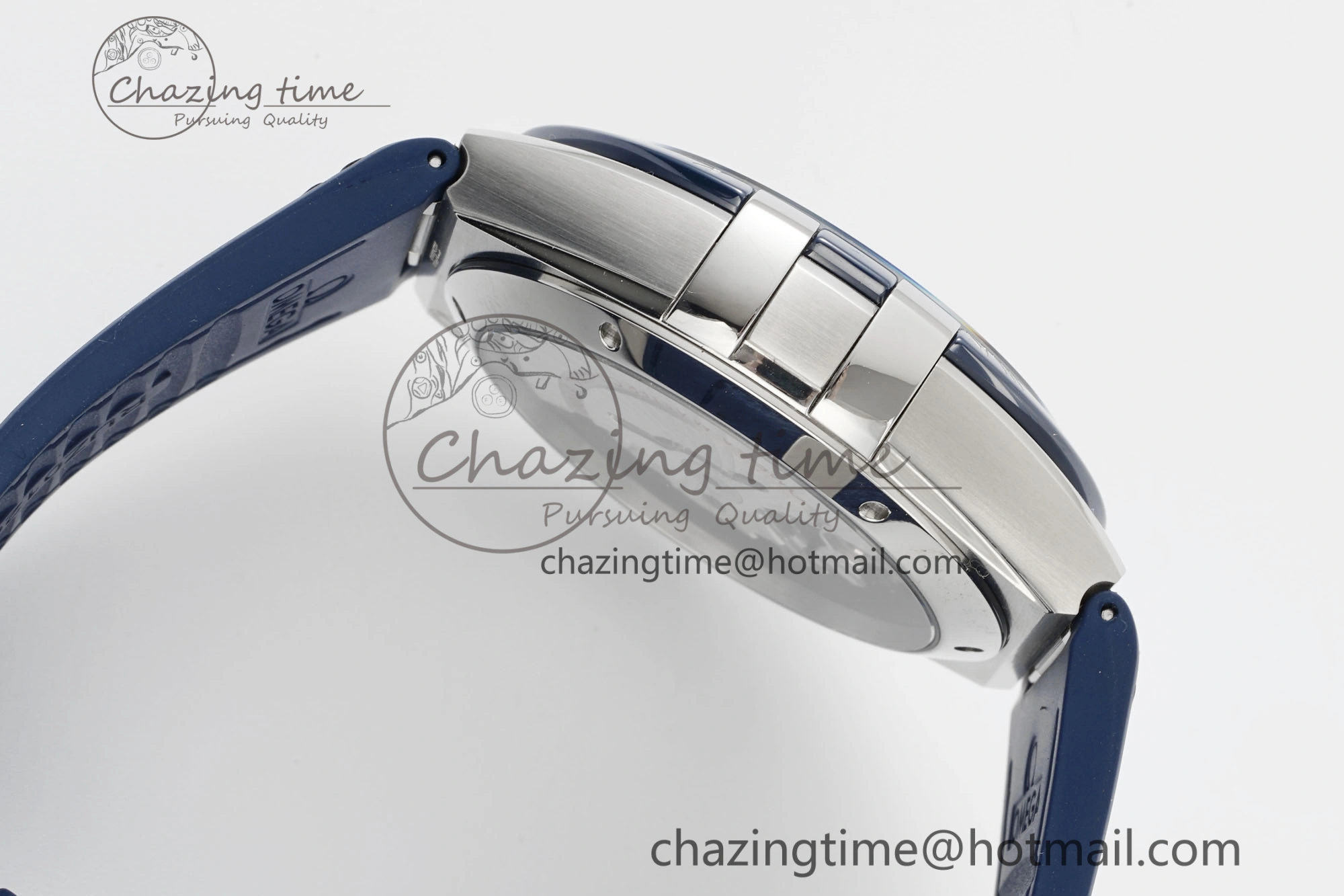 Constellation Blue Ceramic SS VSF 1:1 Best Edition Blue Dial on Blue Gummy Strap A8900 Super Clone