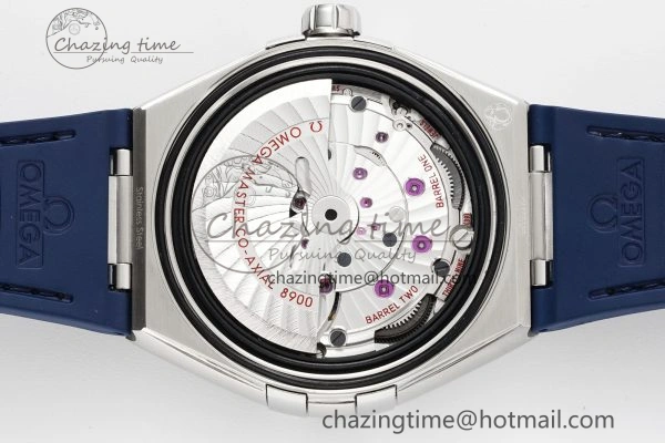 Constellation Blue Ceramic SS VSF 1:1 Best Edition Blue Dial on Blue Gummy Strap A8900 Super Clone