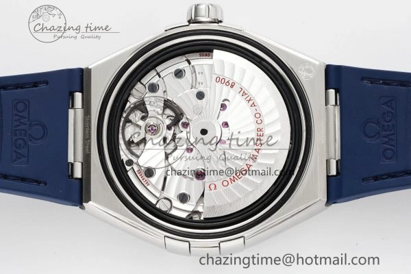 Constellation Blue Ceramic SS VSF 1:1 Best Edition Blue Dial on Blue Gummy Strap A8900 Super Clone